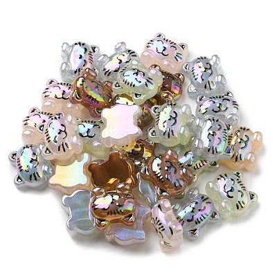 UV Plating Luminous Acrylic Beads OACR-R261-03-1