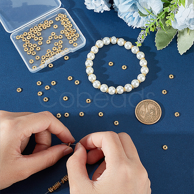 160Pcs Alloy Spacer Beads FIND-BC0004-90-1
