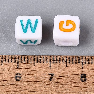 Opaque Acrylic Beads SACR-N020-04M-01-1