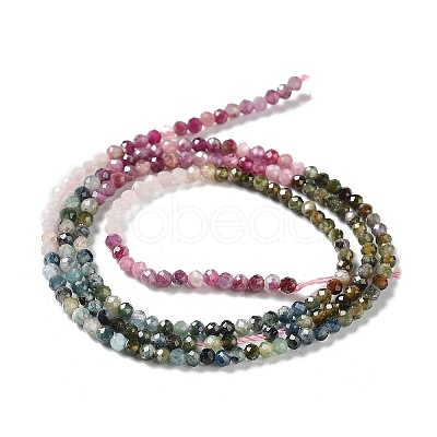 Natural Tourmaline Beads Strands G-P514-A07-01-1