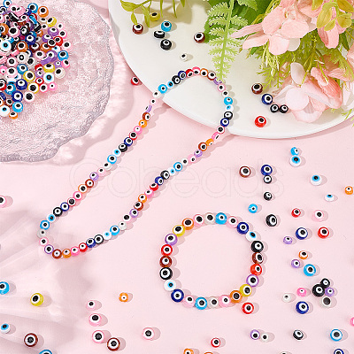 860Pcs 23 Colors Resin Beads RESI-SP0001-60-1