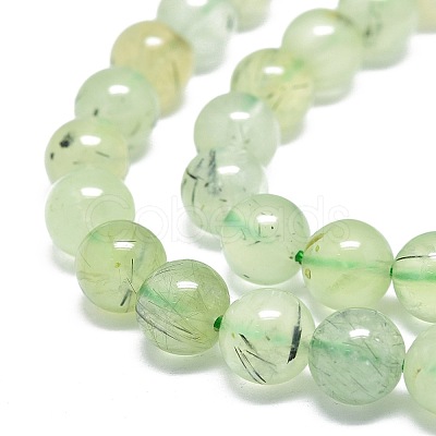 Natural Prehnite Beads Strands G-O201A-06B-1