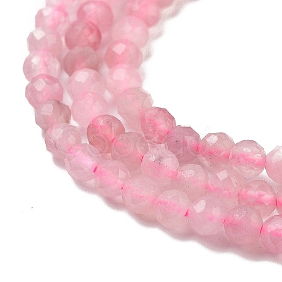 Natural Madagascar Rose Quartz Beads Strands G-B088-C09-03-1