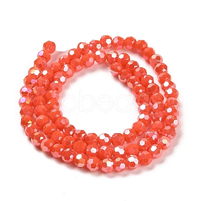 Opaque Glass Beads Stands EGLA-A035-P4mm-B03-1