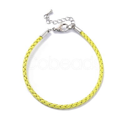Polyester Cord Braided Bracelet Makings MAK-Z003-01P-32-1
