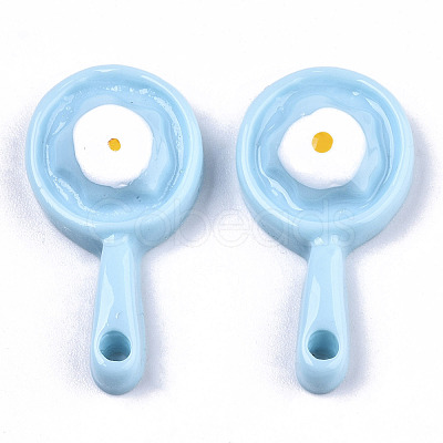 Opaque Resin Pendants CRES-N022-114C-1