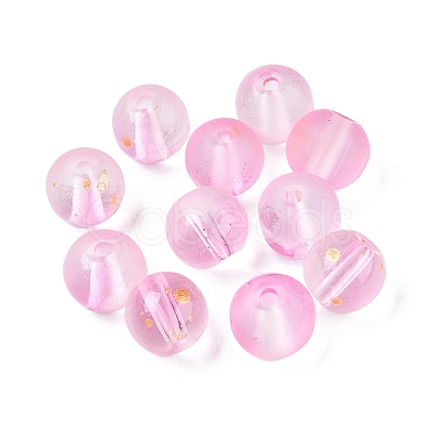 Frosted Baking Paint Glass Beads LS-DGLA-N005-8mm-03-1