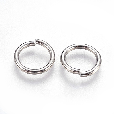 Tarnish Resistant 304 Stainless Steel Saw Cut Open Jump Rings STAS-P212-25P-13-1