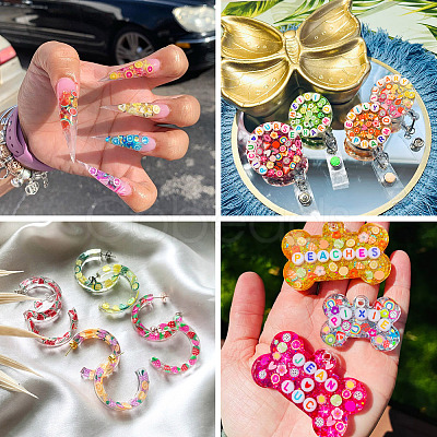 70G 10 Styles Handmade Polymer Clay Sprinkles Mix CLAY-SW0001-03A-1