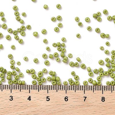 375G 15 Colors Baking Paint K9 Glass Seed Beads SEED-JP0004-03-2mm-1