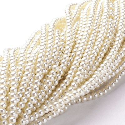 Glass Pearl Beads Strands HY-3D-B02-1
