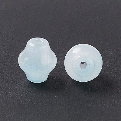 Opaque Glass Beads GLAA-F117-04D-1