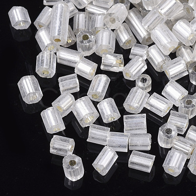6/0 Two Cut Glass Seed Beads SEED-S033-05B-02-1