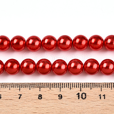 Glass Pearl Beads Strands HY-G002-01D-07-1