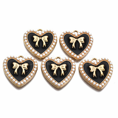Alloy Enamel Pendants ENAM-T011-111A-NR-1