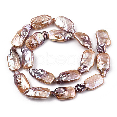 Natural Keshi Pearl Beads Strands PEAR-S020-D04-1-1