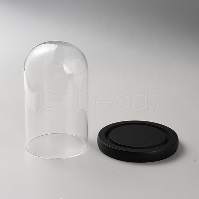 Glass Dome Cover DJEW-WH0039-388B-1
