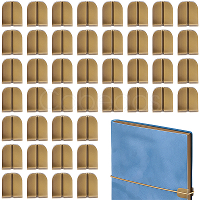 60Pcs Alloy Binding Clip for Bag FIND-CP0004-01-1