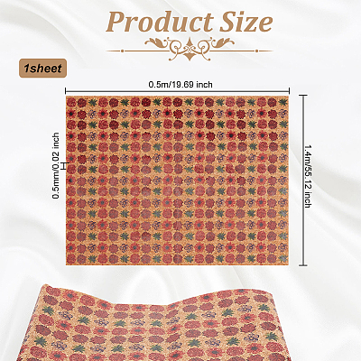 Embossed PU Imitation Leather Fabric DIY-WH0043-95B-1