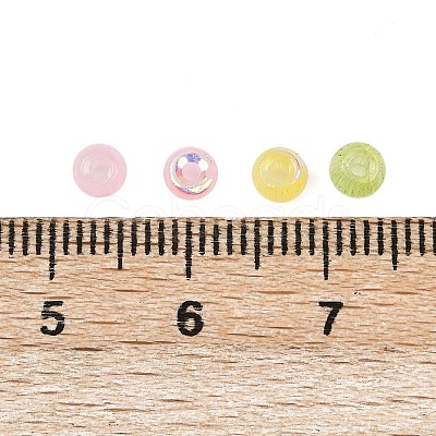 Mixed Color Imitation Cat Eye Glass Round Seed Beads SEED-NH0003-01A-01-1