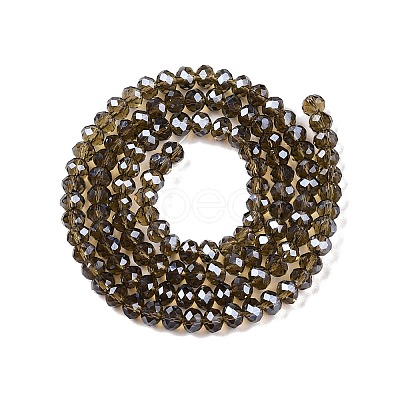 Electroplate Glass Beads Strands EGLA-A034-T6mm-A09-1