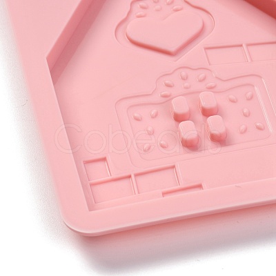 Christmas Gingerbread House Food Grade Silicone Molds SIL-G001-01B-1