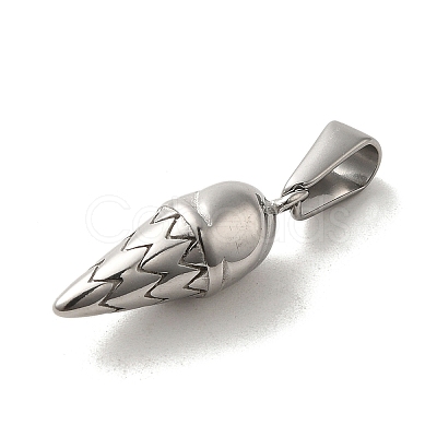 Non-Tarnish 304 Stainless Steel Pendants STAS-B053-33P-1