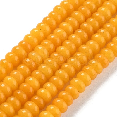 Natural White Jade Beads Strands G-E507-01V-1