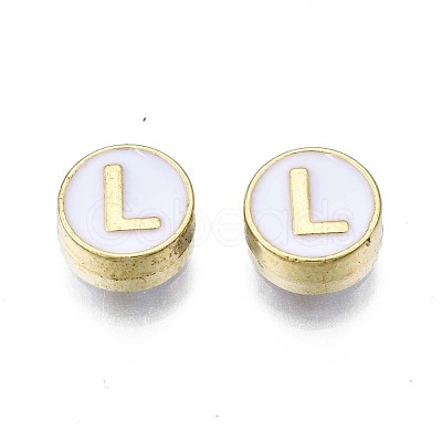 Alloy Enamel Beads ENAM-N052-006-01L-RS-1