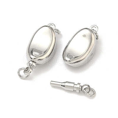 Brass Box Clasps KK-G557-24P-1