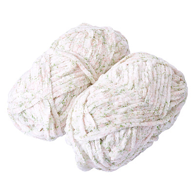 2 Skeins Super Bulky Speckled Chenille Polyester Yarn OCOR-TA0003-10-1