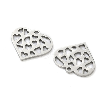 201 Stainless Steel Pendants STAS-F337-03P-1