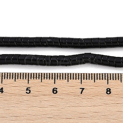 Baking Paint Electroplated Synthetic Non-magnetic Hematite Beads Strands G-H072-L01-01-1