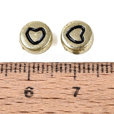 Plating Opaque Acrylic Beads AC-N167-05AG-1