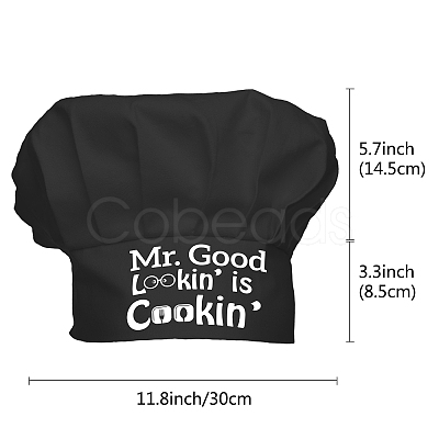 Custom Cotton Chef Hat AJEW-WH0242-003-1