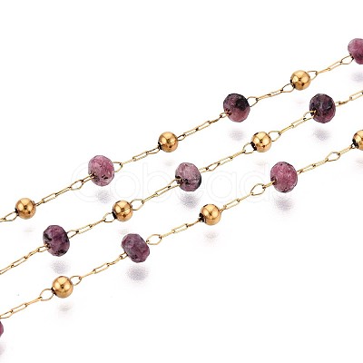 304 Stainless Steel Handmade Beaded Chains CHS-P017-A01-G-1