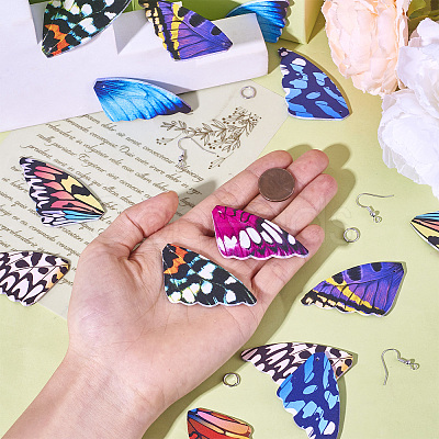 DIY Butterfly Wing Earring Making Kit DIY-TA0006-45-1
