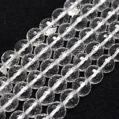 Natural Quartz Crystal Beads Strands X-G-D840-11-6mm-1