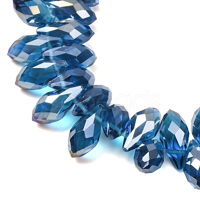 Electroplate Glass Beads Strands EGLA-J068-AB08-1