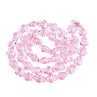Transparent Glass Beads Strands DGLA-N021-02A-06-1
