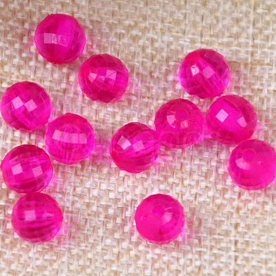 Transparent Acrylic Beads TACR-NH0001-A-16-1