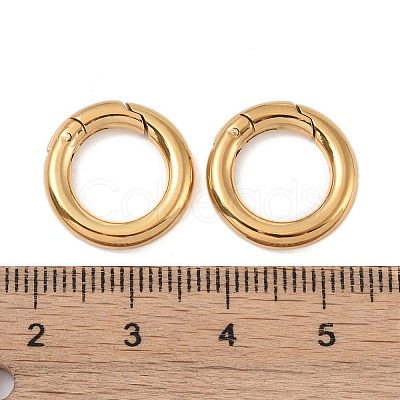 Ion Plating(IP) 316 Stainless Steel Spring Gate Rings STAS-M296-01G-A-1