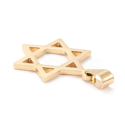 304 Stainless Steel Pendants STAS-J026-04G-1