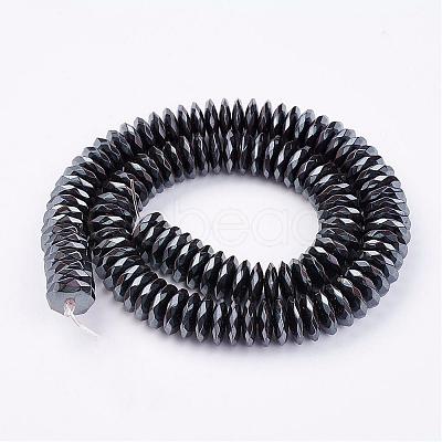 Non-magnetic Synthetic Hematite Beads Strands G-P262-16-A-1