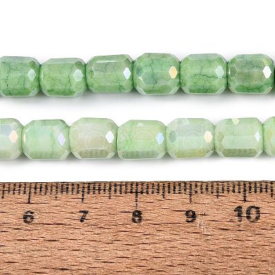 Anti-Tarnish Electroplate Glass Beads Strands EGLA-N027-03A-14-1