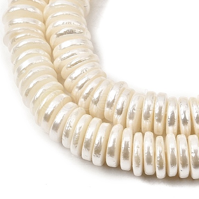Electroplated Shell Pearl Beads Strands BSHE-B009-E01-2x7mm-1