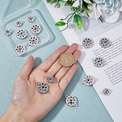 18Pcs 3 Style Alloy Snap Button FIND-FH0006-36-1