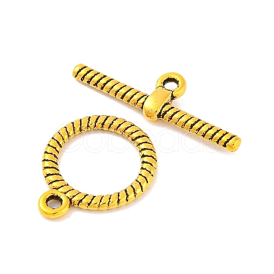 Tibetan Style Toggle Clasps TIBE-MSMC001-2M-1