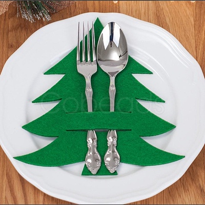 Christmas Themed Felt Tableware Holders AJEW-A003-01A-1