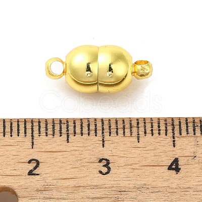 Rack Plating Brass Magnetic Clasps KK-D100-14G-1